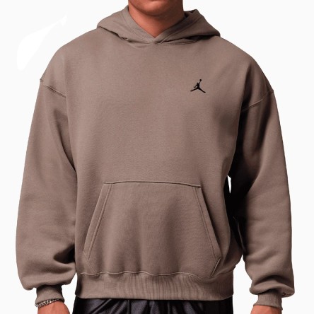 Acheter Sweatshirt Jordan Brooklyn Polaire Oversize Olive Grey | 24Segons