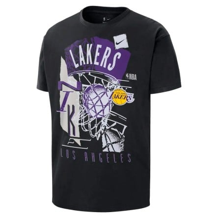 Comprar Samarreta NBA Los Angeles Lakers Courtside Black | 24Segons