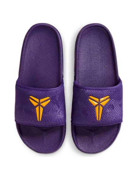 Acheter des Tongs Nike Kobe Offcourt Slide Purple Gold | 24Segons