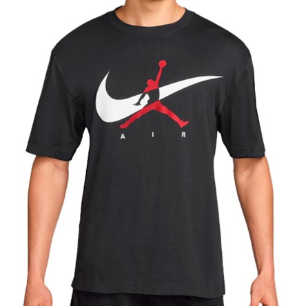 Acquista Jordan Maglietta Brooklyn Swoosh Jumpman Nero 24Segons