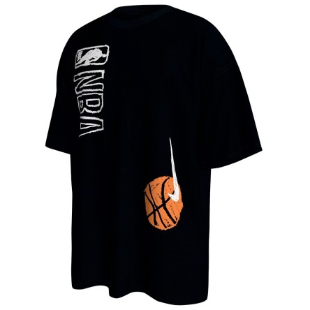 Buy Nike Team31 T-Shirt NBA Swoosh Max90 Oversized Black | 24Segons