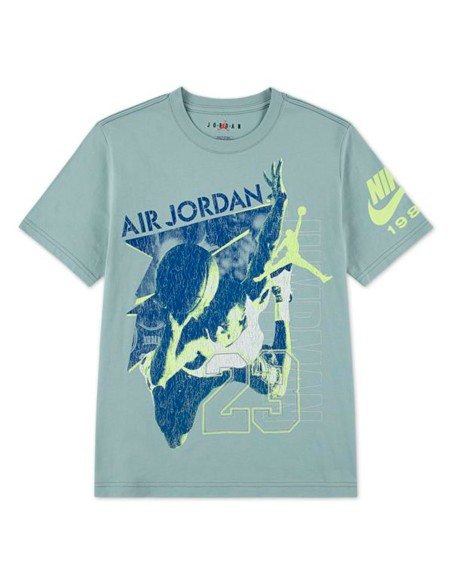 Acquistare la T-shirt Junior Jordan 1984 Vintage Dusty Sage | 24Segons