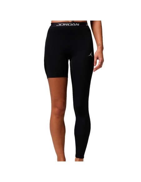 Buy Jordan Sport Dri-FIT One Leg Left Tights Black | 24Segons