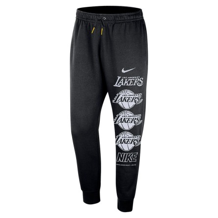Acheter Lakers Courtside Club Fleece Joggers Black Trousers | 24Segons