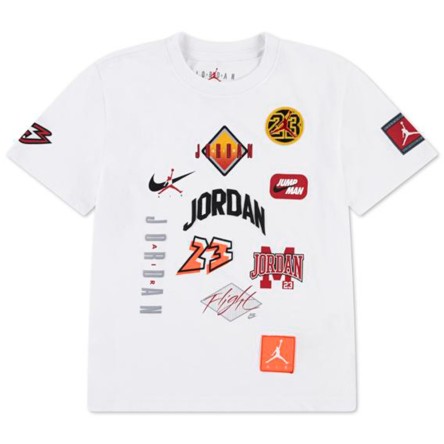 Buy Junior T-Shirt Jordan Dynasty Patch White | 24Segons