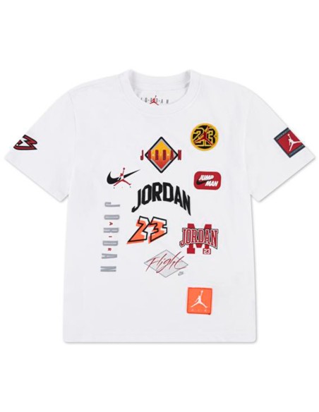 Comprar Camiseta Junior Jordan Dynasty Patch White | 24Segons