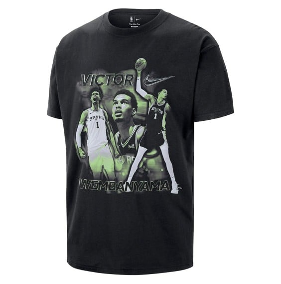 Comprar Camiseta Nike Victor Wembanyama Spurs Black | 24Segons