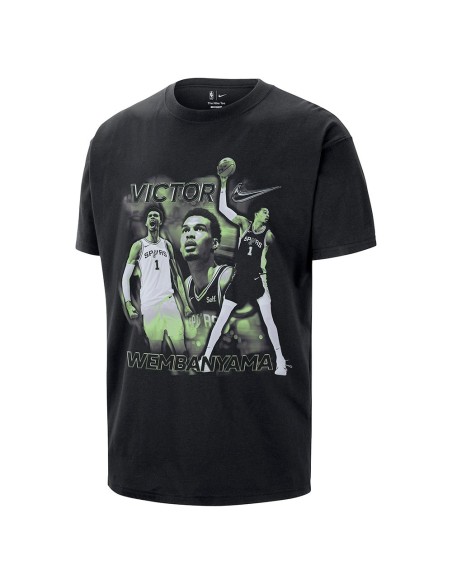 Comprar Camiseta Nike Victor Wembanyama Spurs Black | 24Segons