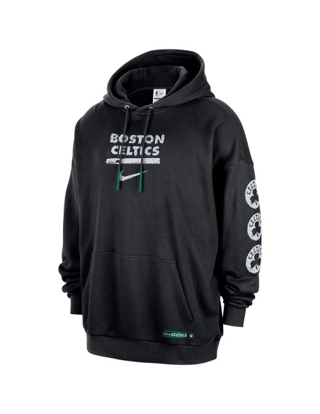 Buy Nike Celtics Courtside Club Premium Black Sweatshirt | 24Segons