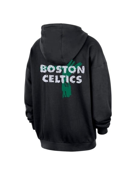 Comprar Dessuadora Nike Celtics Courtside Club Premium Black | 24Segons