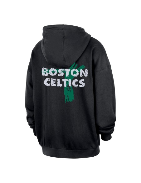 Acquista Nike Celtics Courtside Club Premium Black Sweatshirt | 24Segons