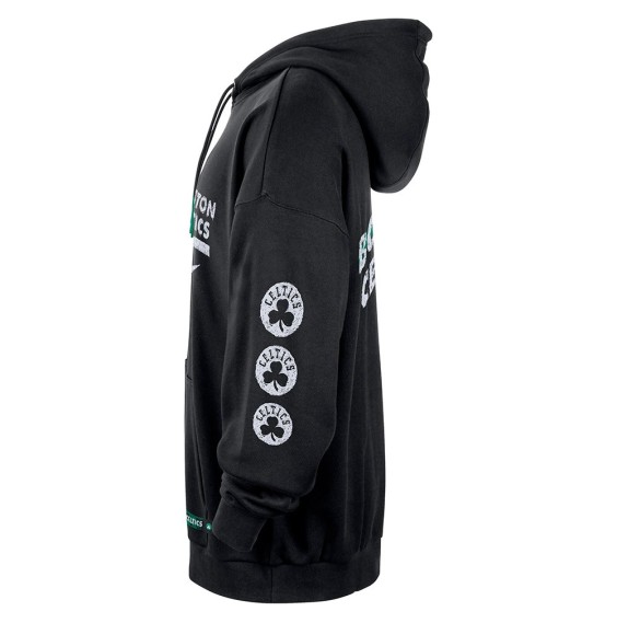 Acquista Nike Celtics Courtside Club Premium Black Sweatshirt | 24Segons