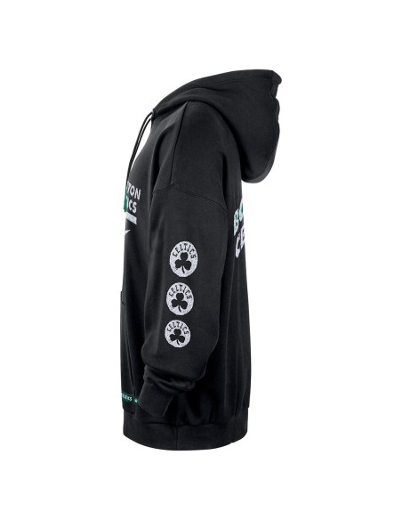 Acheter Nike Celtics Courtside Club Premium Black Sweatshirt | 24Segons