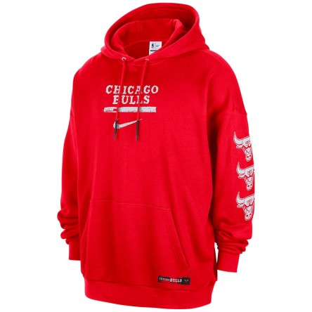 Acquista la felpa Nike Bulls Courtside Club Premium Red | 24Segons