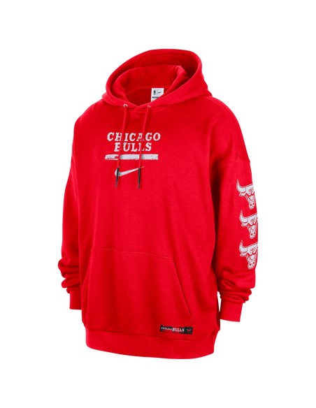 Comprar Sudadera Nike Bulls Courtside Club Premium Red | 24Segons