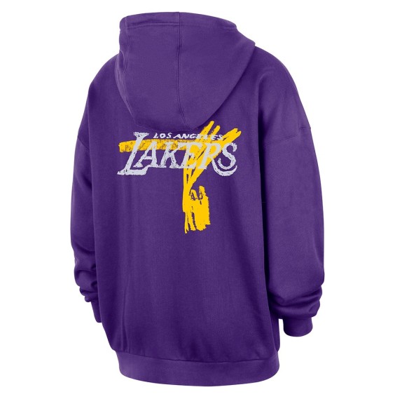 Acheter Sweatshirt Nike Lakers Courtside Club Premium Purple | 24Segons