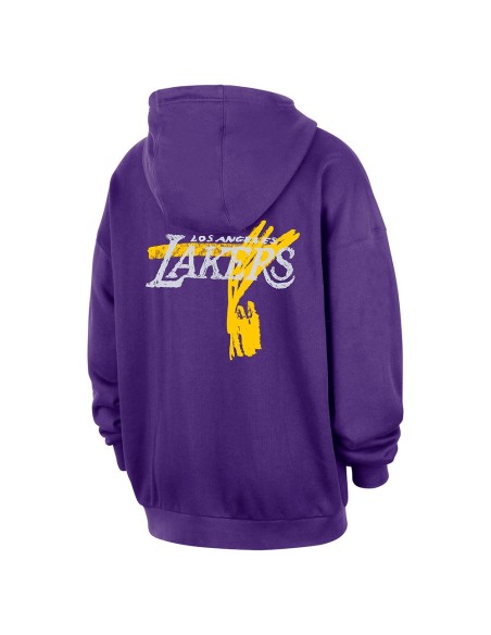 Acheter Sweatshirt Nike Lakers Courtside Club Premium Purple | 24Segons