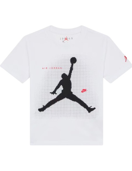 Comprar Samarreta Noia Jordan Jumpman Grid Blur White | 24Segons