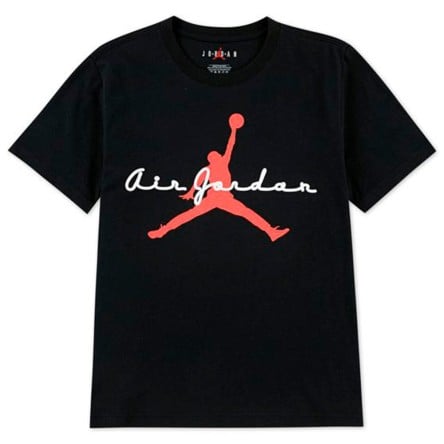Buy Girl's T-Shirt Jordan Flight Essentials Script Black | 24Segons