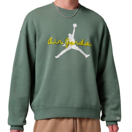 Buy Sweatshirt Jordan Brooklyn Air Jumpman Vintage Lichen | 24Segons