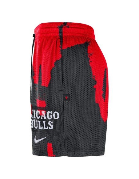Comprar Pantalons Chicago Bulls Courtside Shorts Black Red | 24Segons