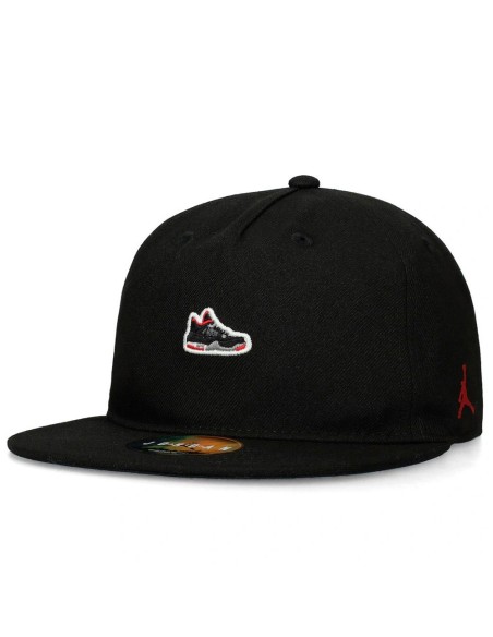 Cap Air Jordan 4 Pro Black Gym Red