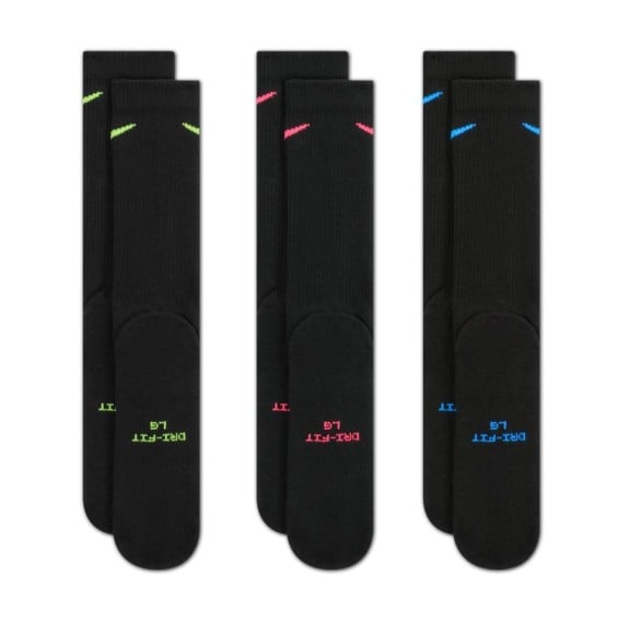 Comprar Calcetines Nike Everyday Elevated 3Pk Black | 24Segons
