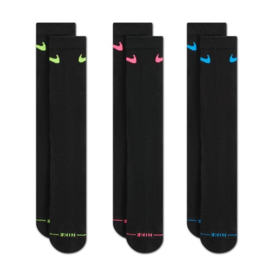 Buy Socks Nike Everyday Elevated 3Pk Black | 24Segons