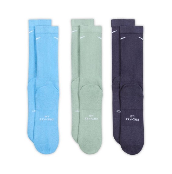 Compra els Mitjons Nike Everyday Elevated 3pk Blue | 24Segons