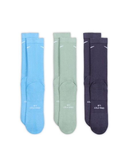 Acheter Chaussettes Nike Everyday Elevated 3pk Blue | 24Segons
