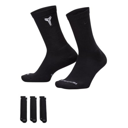 Comprar Calcetines Nike Kobe Everyday Elevated 3Pk Black | 24Segons