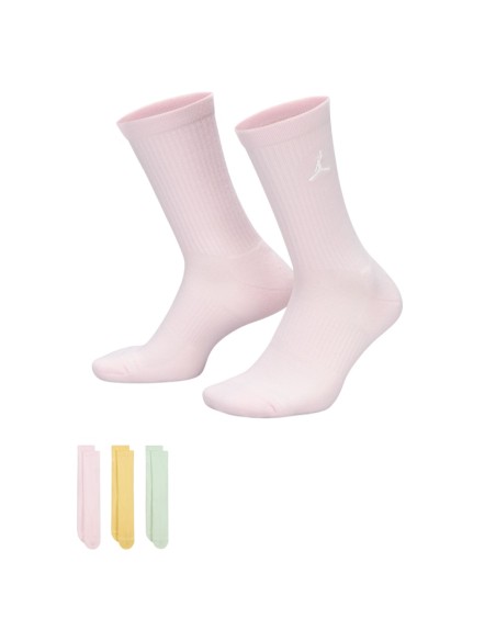 Acquista i calzini Jordan Everyday Crew Pink Yellow Green 3Pk | 24Segons