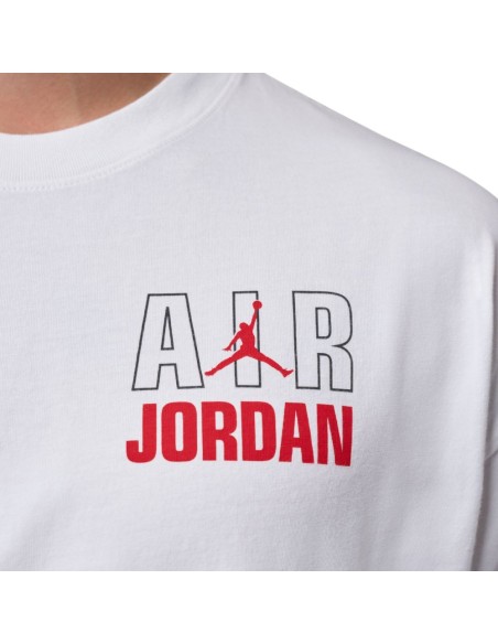 Comprar Camiseta Algodón Jordan Flight White | 24Segons