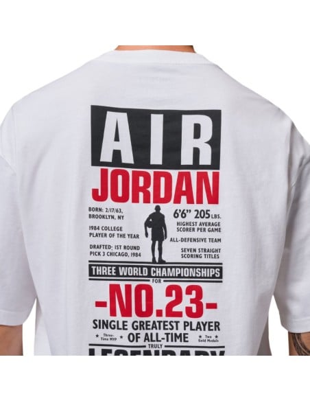 Buy Cotton T-shirt Jordan Flight White | 24Segons