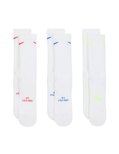 Compra Mitjons Nike Everyday Elevated 3Pk White | 24Segons
