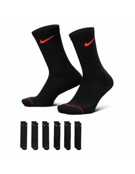 Comprar Calcetines Nike Everyday Elevated 6Pk Black | 24Segons