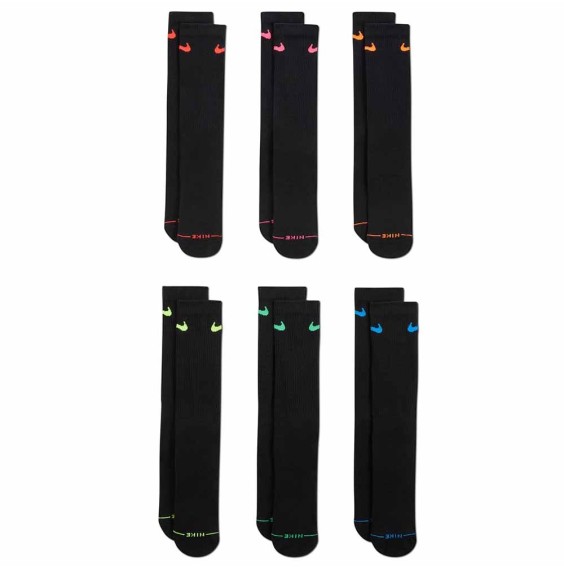 Comprar Mitjons Nike Everyday Elevated 6Pk Black | 24Segons