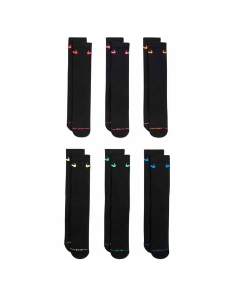 Comprar Calcetines Nike Everyday Elevated 6Pk Black | 24Segons