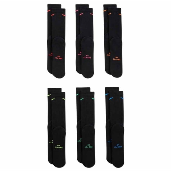 Comprar Calcetines Nike Everyday Elevated 6Pk Black | 24Segons