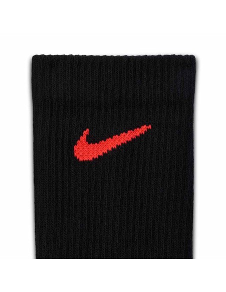Buy Nike Everyday Elevated 6Pk Black Socks | 24Segons