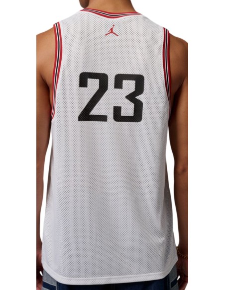 Acheter Jordan Brooklyn White Red T-Shirt 24Segons
