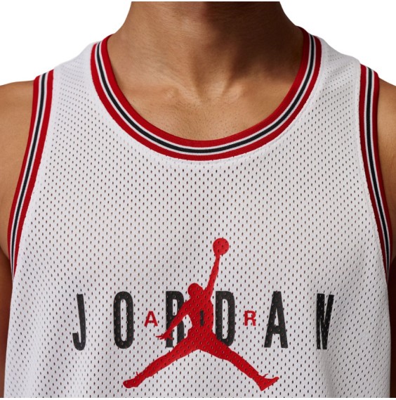 Acheter Jordan Brooklyn White Red T-Shirt 24Segons