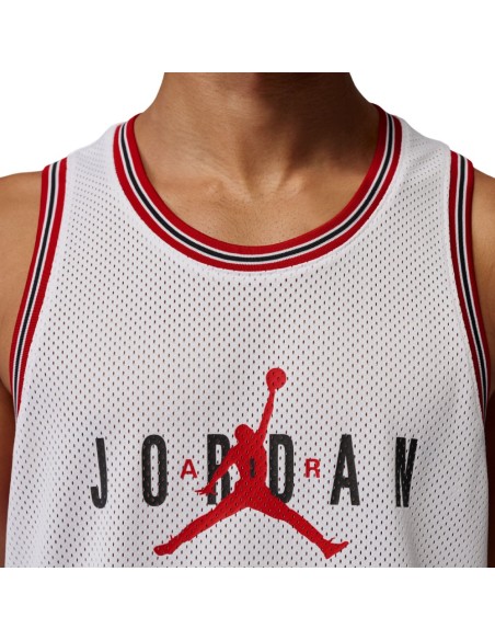 Acheter Jordan Brooklyn White Red T-Shirt 24Segons
