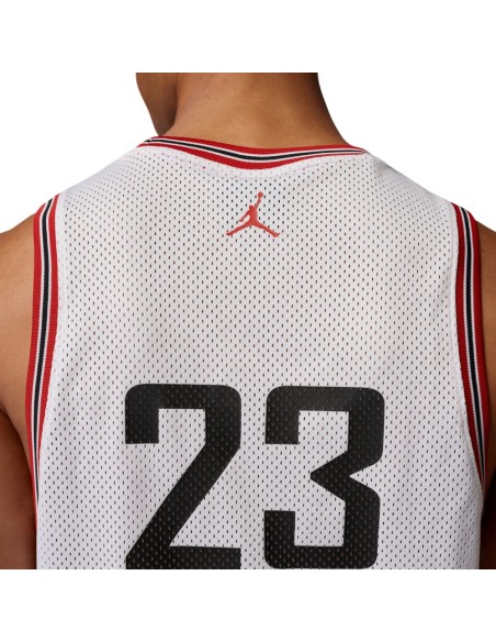 Acheter Jordan Brooklyn White Red T-Shirt 24Segons