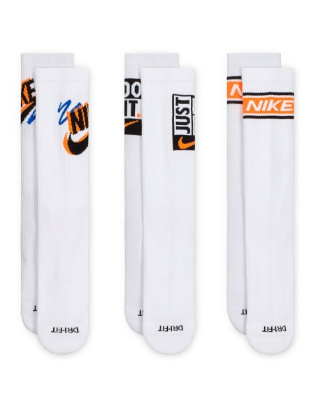 Acquista Calzini Nike Everyday Plus Multilogo Pk.3 | 24Segons