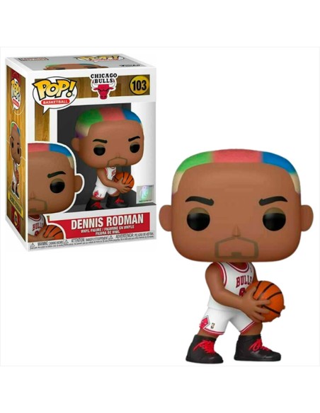 Comprar Ninot Funko Dennis Rodman Chicago Bulls 9 cm | 24Segons