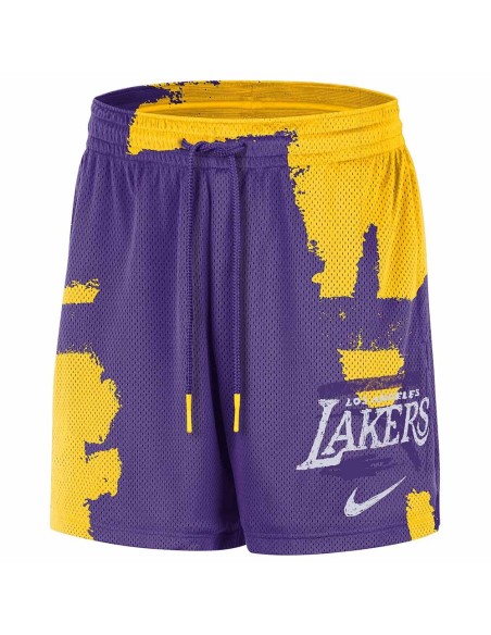 Compra el Pantaló Curt Nike Los Angeles Lakers Courtside | 24Segons