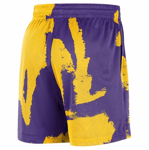 Compra el Pantaló Curt Nike Los Angeles Lakers Courtside | 24Segons