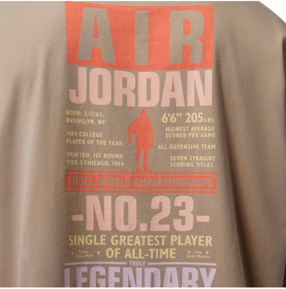 Comprar Camiseta Algodón Jordan Flight Desert Khaki | 24Segons