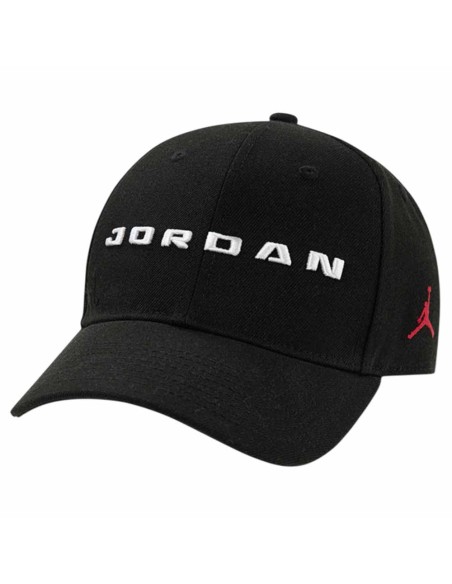 Acheter Junior Cap Jordan Structured StrapBac Black | 24Segons